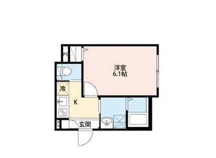 Les Terrasses du Ciel HANEDA【2階】の間取り