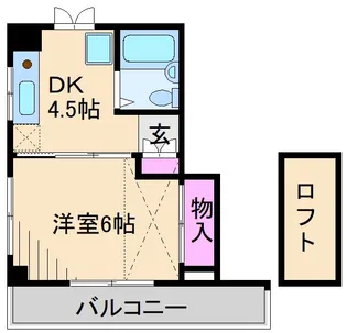 ベルハイムミチ【3階】の間取り