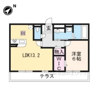 リベルタ【1階】の間取り