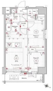 メイクスWアート横浜関内【7階】の間取り