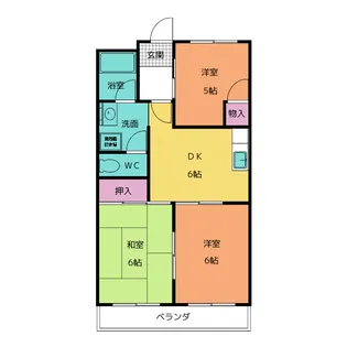 フォーブルJUN【2階】の間取り