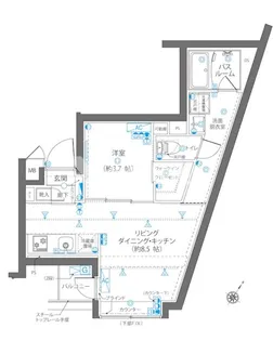 ZOOM碑文谷【3階】の間取り