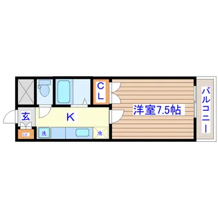 ロイヤルヒルズ文化町【2階】の間取り