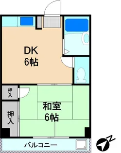 メゾンYN【2階】の間取り
