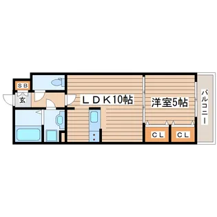 セロー明通館【2階】の間取り