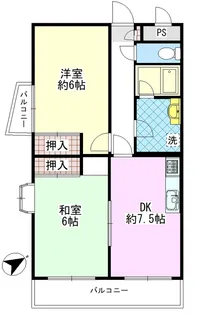 ベルメゾン【4階】の間取り