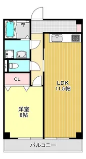 レジデンスサカタ【3階】の間取り