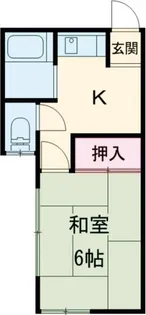 ハイツみのり【2階】の間取り