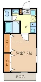 ボナールAMANUMA【2階】の間取り