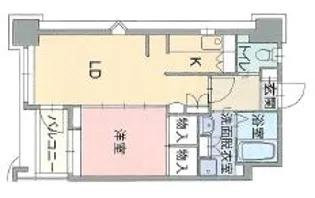 ニューサンリバー11番館【2階】の間取り