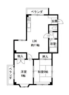 タウンSGT【2階】の間取り
