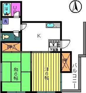 アップルサイト鈴木【2階】の間取り