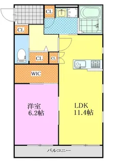 クーアヴァン【3階】の間取り