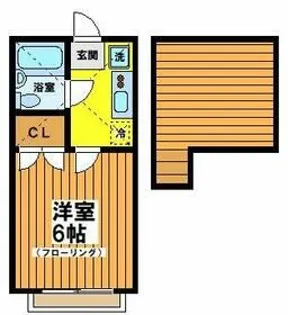 ガウディ6【1階】の間取り