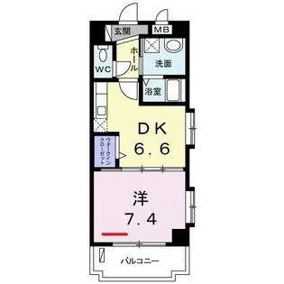 サンリット コリーヌ【3階】の間取り