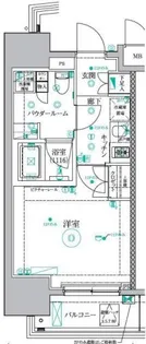 セジョリ西早稲田【11階】の間取り