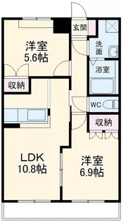 アシューレ【2階】の間取り