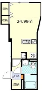 ルノン東糀谷【3階】の間取り