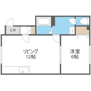 JコートN40【1階】の間取り