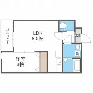 H-maison大正【2階】の間取り