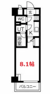 エルフォルテ品川サウスシティ【6階】の間取り