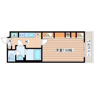コンフィール富沢【1階】の間取り