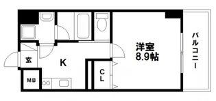 COTHAX北長瀬【2階】の間取り