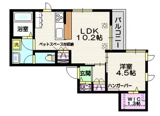ベルハイム 浦和【3階】の間取り