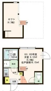 Casa Viola 志村【1階】の間取り