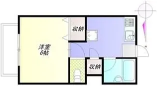 はるちかハイツ【1階】の間取り