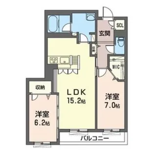 Azurたまプラーザ【1階】の間取り