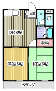 ニューカレード【1階】の間取り