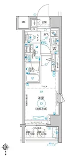 Le a川崎西口壱番館【4階】の間取り