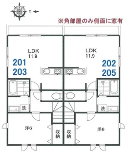 Bel_CBV2【2階】の間取り