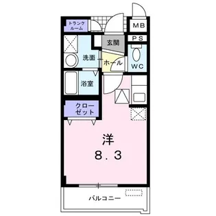 ジュネス大高【1階】の間取り