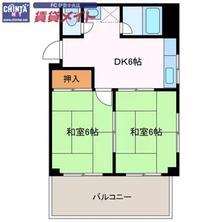 マンション風【2階】の間取り