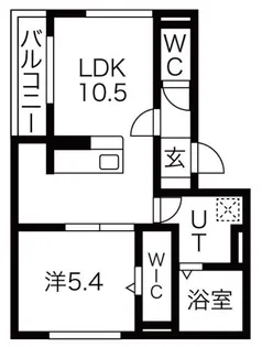 LES NES FAMIIAX M(レリアンファミリオM)【2階】の間取り