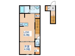 novo comeco【2階】の間取り