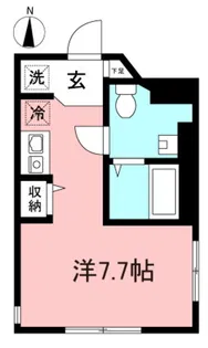 ウィロー練馬貫井【1階】の間取り