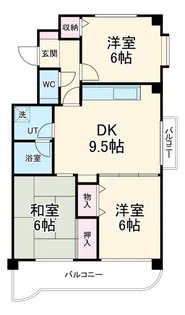 ローヤル樹林【4階】の間取り
