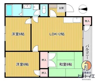 ファインコート【1階】の間取り