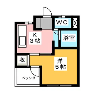 プロミネンス西山13【4階】の間取り