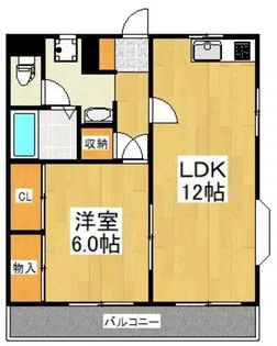 メリーハウス【3階】の間取り