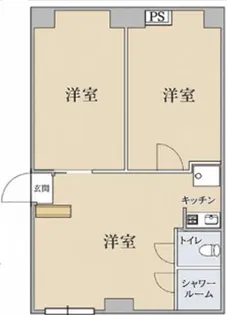 サンハイツ駒込【1階】の間取り