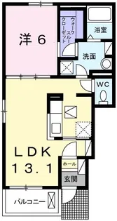 プレミアージュ【1階】の間取り