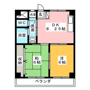 メゾン金山【3階】の間取り