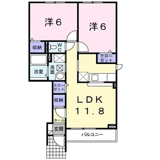 ブリーゼ03【1階】の間取り