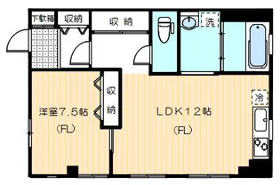 宮嶋ビル【1階】の間取り