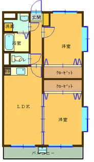 次世代水勝【1階】の間取り