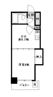 サンシティ金池【7階】の間取り
